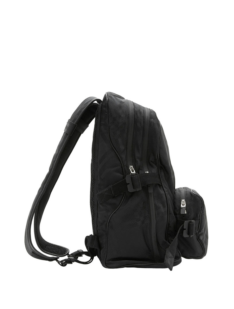 Check Jacquard Backpack