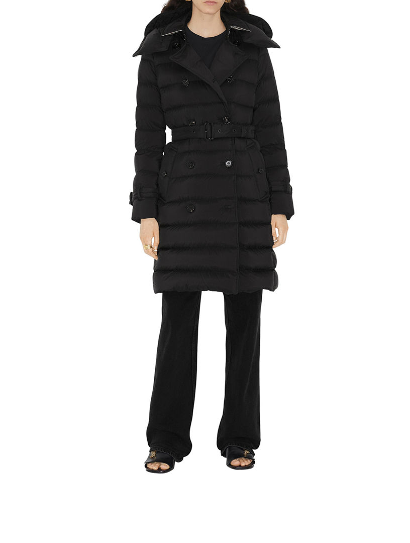 Mid length Nylon Puffer Coat