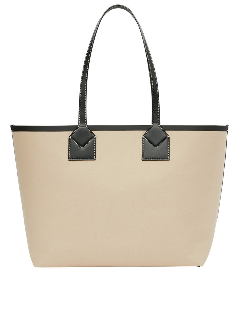 Burberry - Medium Leather Tote Bag Black