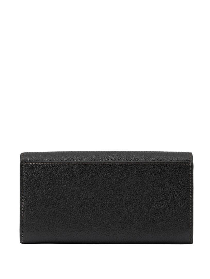 Grainy Leather Tb Continental Wallet