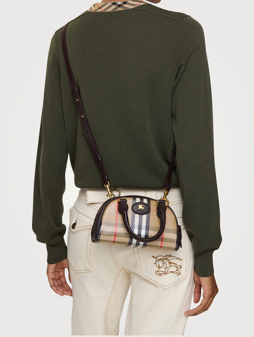 BURBERRY Mini Highlands Bowling Bag​ | Holt Renfrew