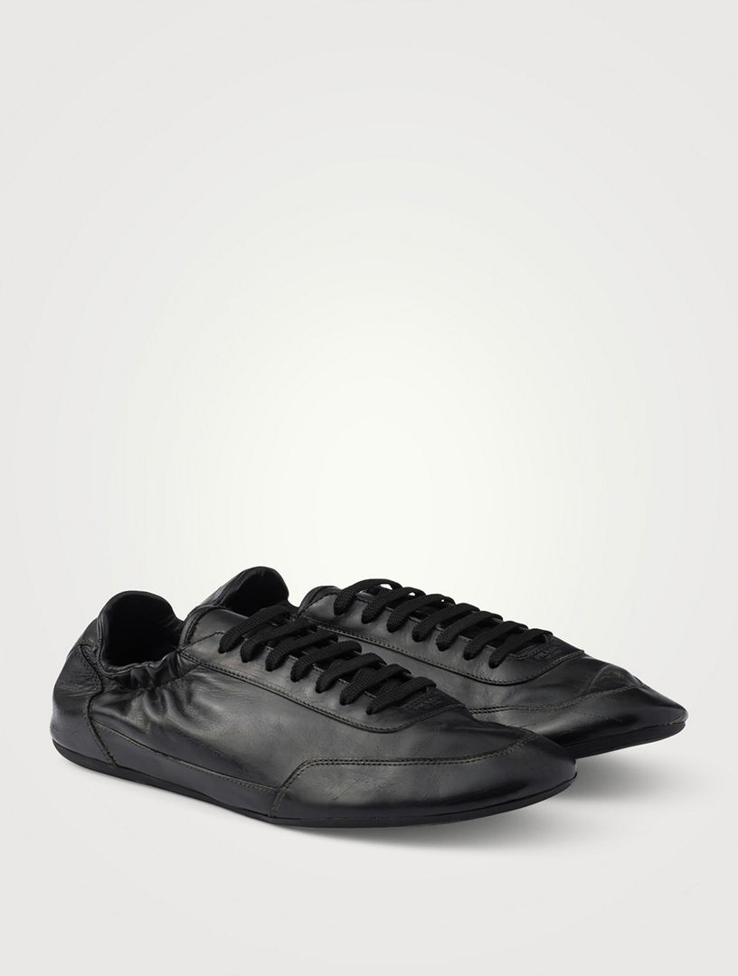 PRADA Collapse Leather Sneakers | Holt Renfrew