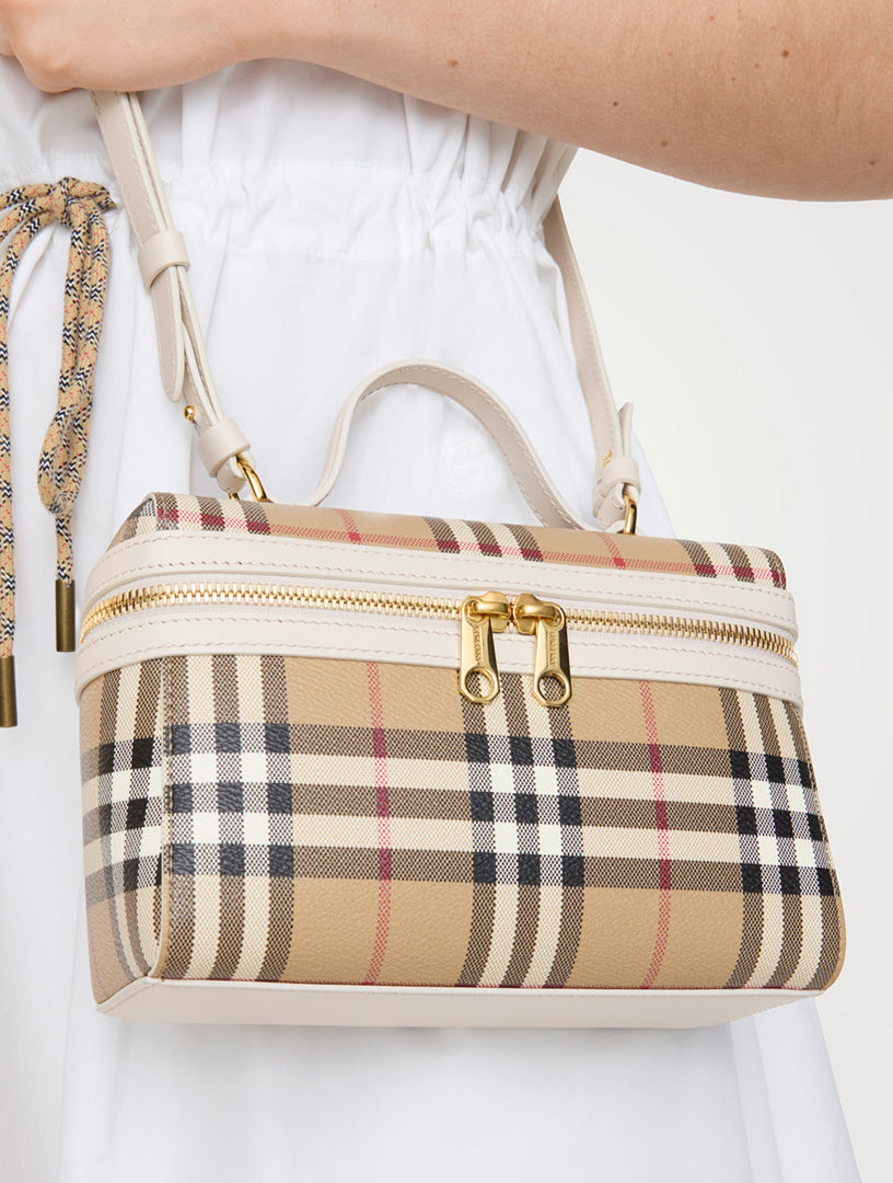 BURBERRY Check Vanity Bag​ | Holt Renfrew