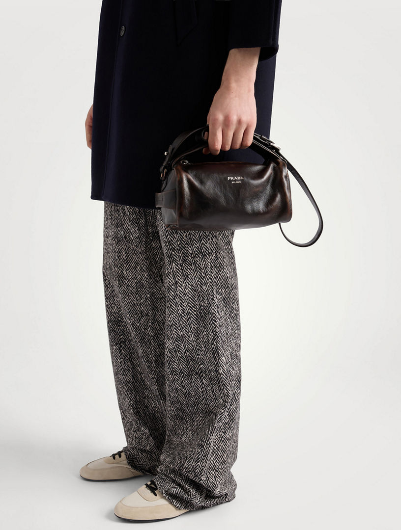 PRADA Nappa Leather Shoulder Bag | Holt Renfrew