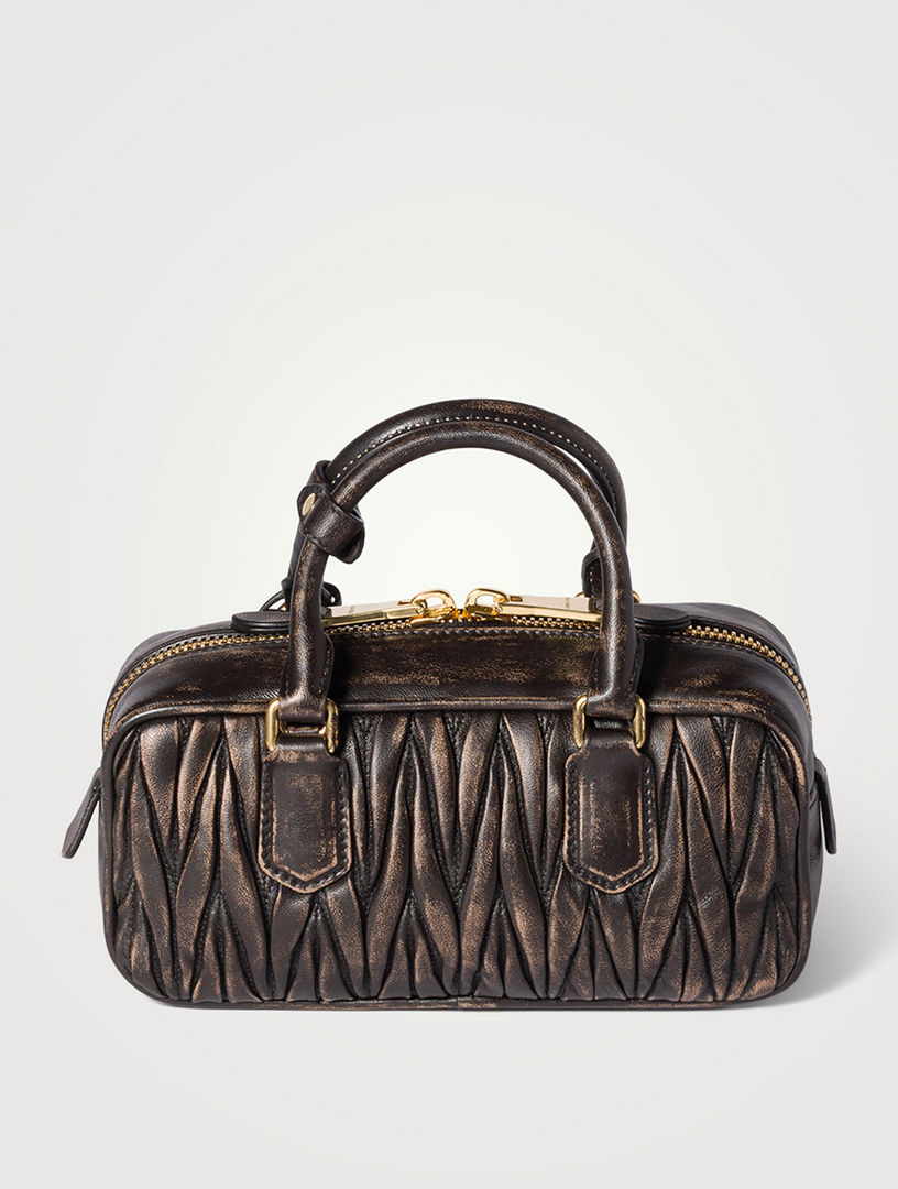 MIU MIU Arcadie Matelassé Nappa Leather Bag | Holt Renfrew