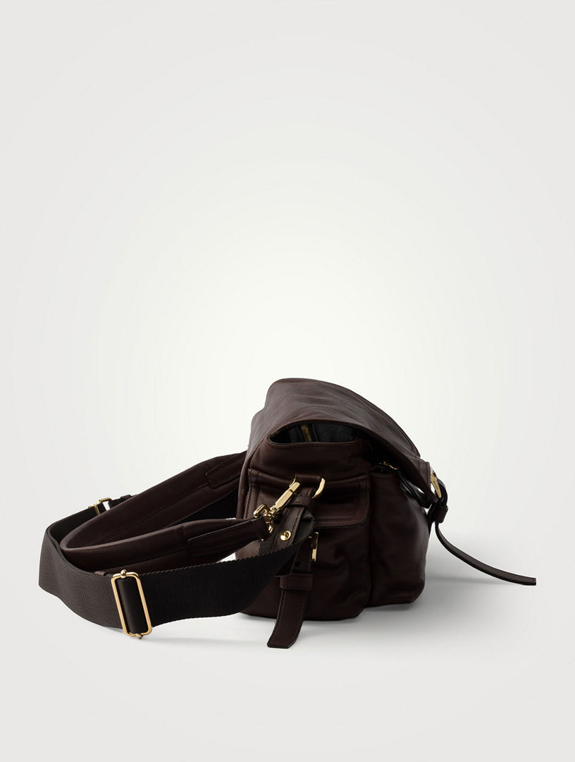 PRADA Medium Prada Explore Nappa Leather Shoulder Bag With Flap