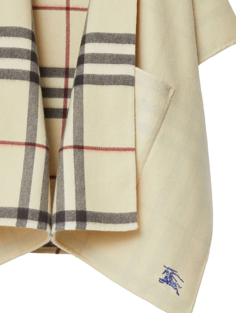 BURBERRY Ekd Cashmere Hooded Cape | Holt Renfrew