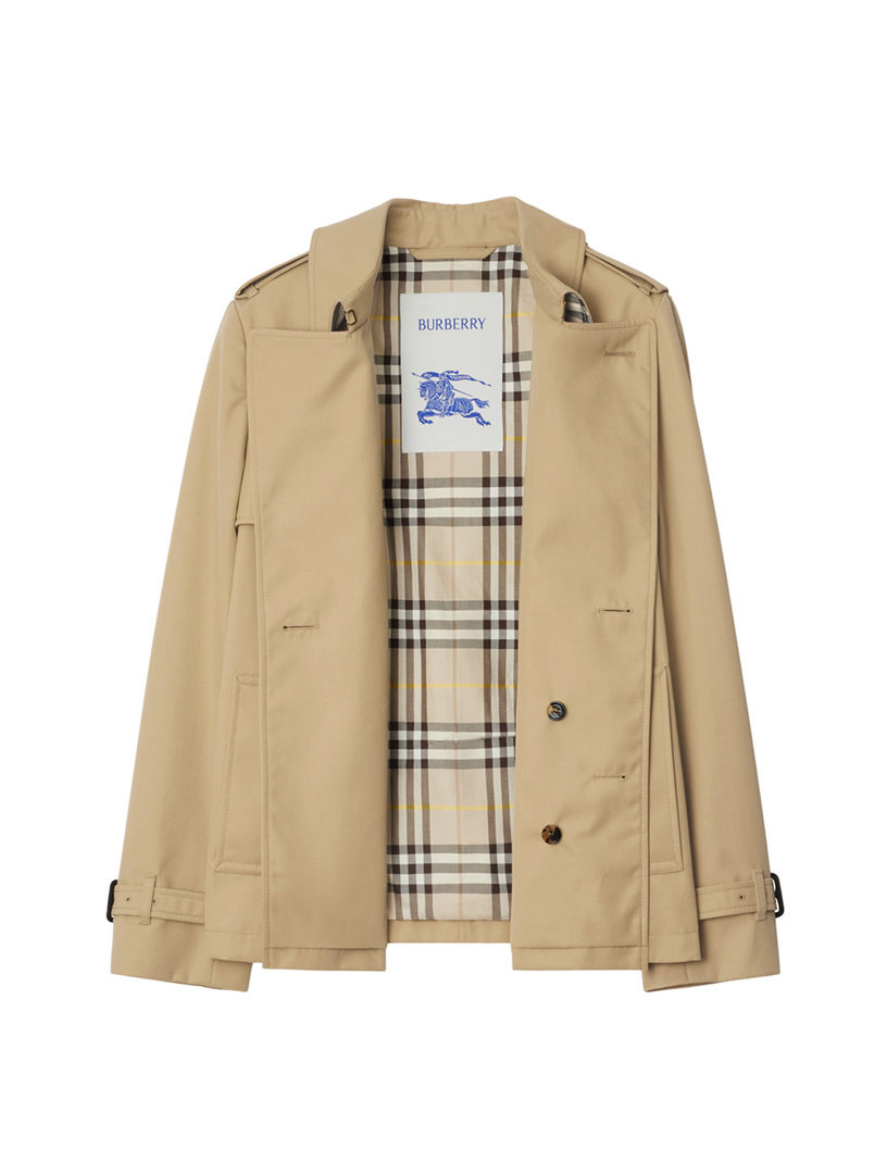 BURBERRY Cotton Blend Trench Jacket | Holt Renfrew