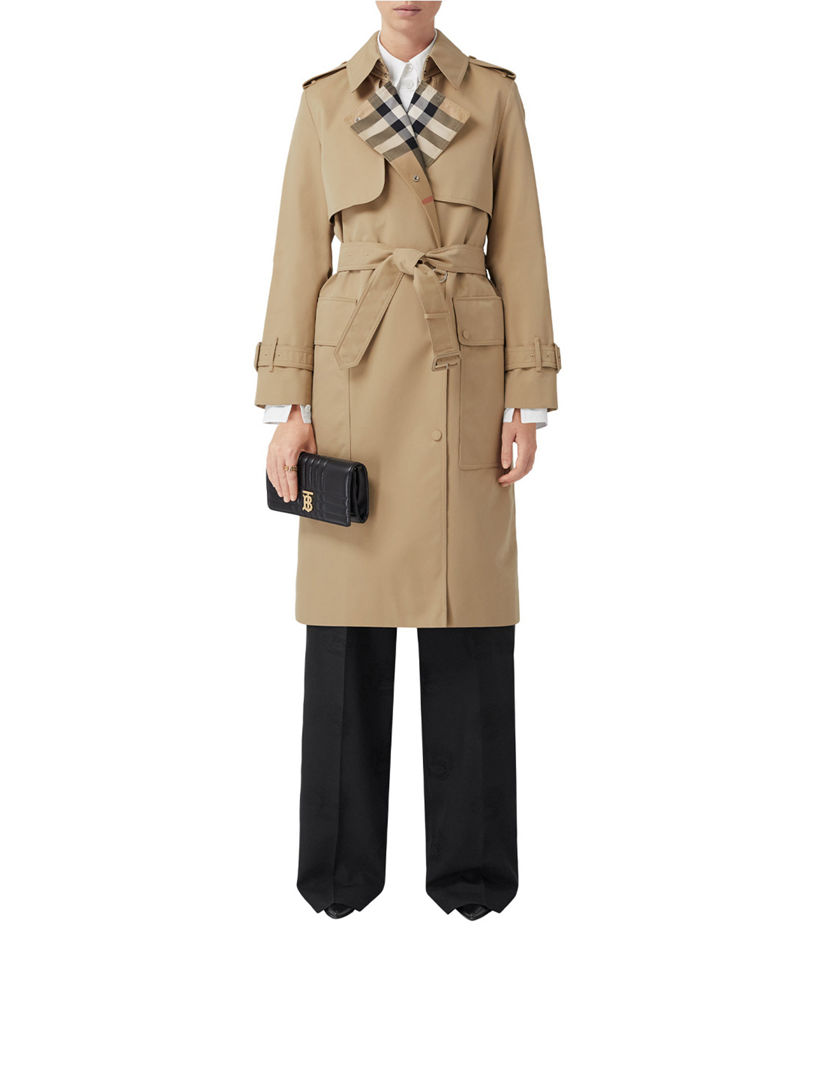 BURBERRY｜COATS (Long Detachable Collar Gabardine Trench Burberry Long Detachable Collar Gabardine Trench Coat