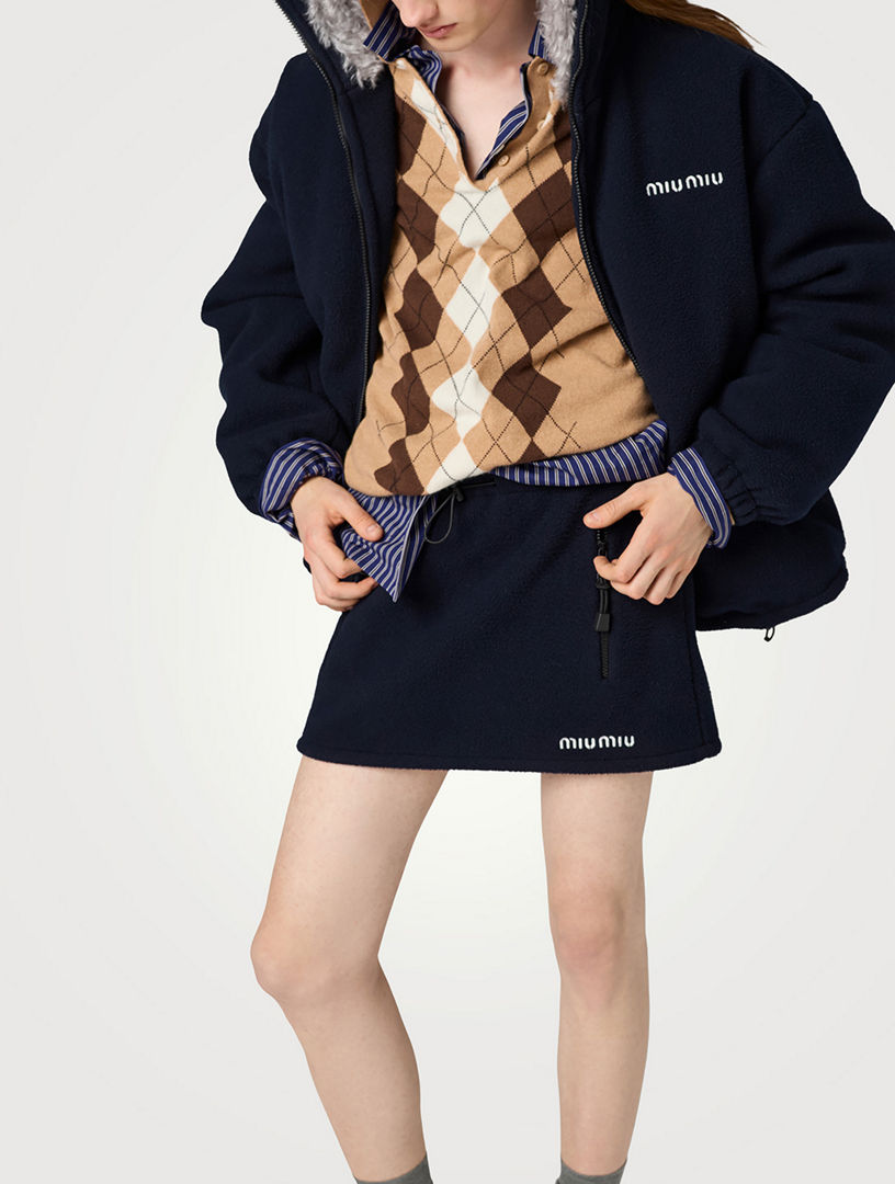 MIU MIU Fleece Down Jacket | Holt Renfrew