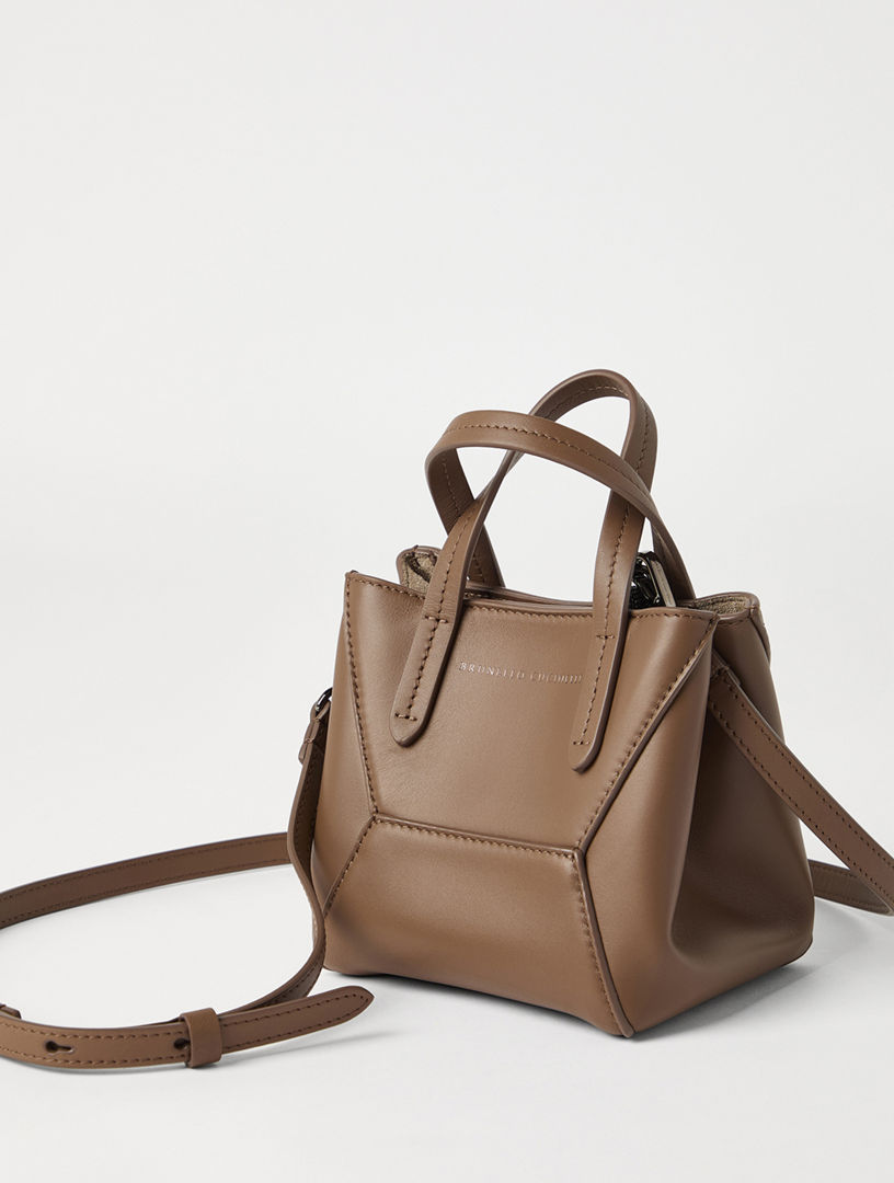 BRUNELLO CUCINELLI Calfskin Mini Bc Duo Bag | Holt Renfrew