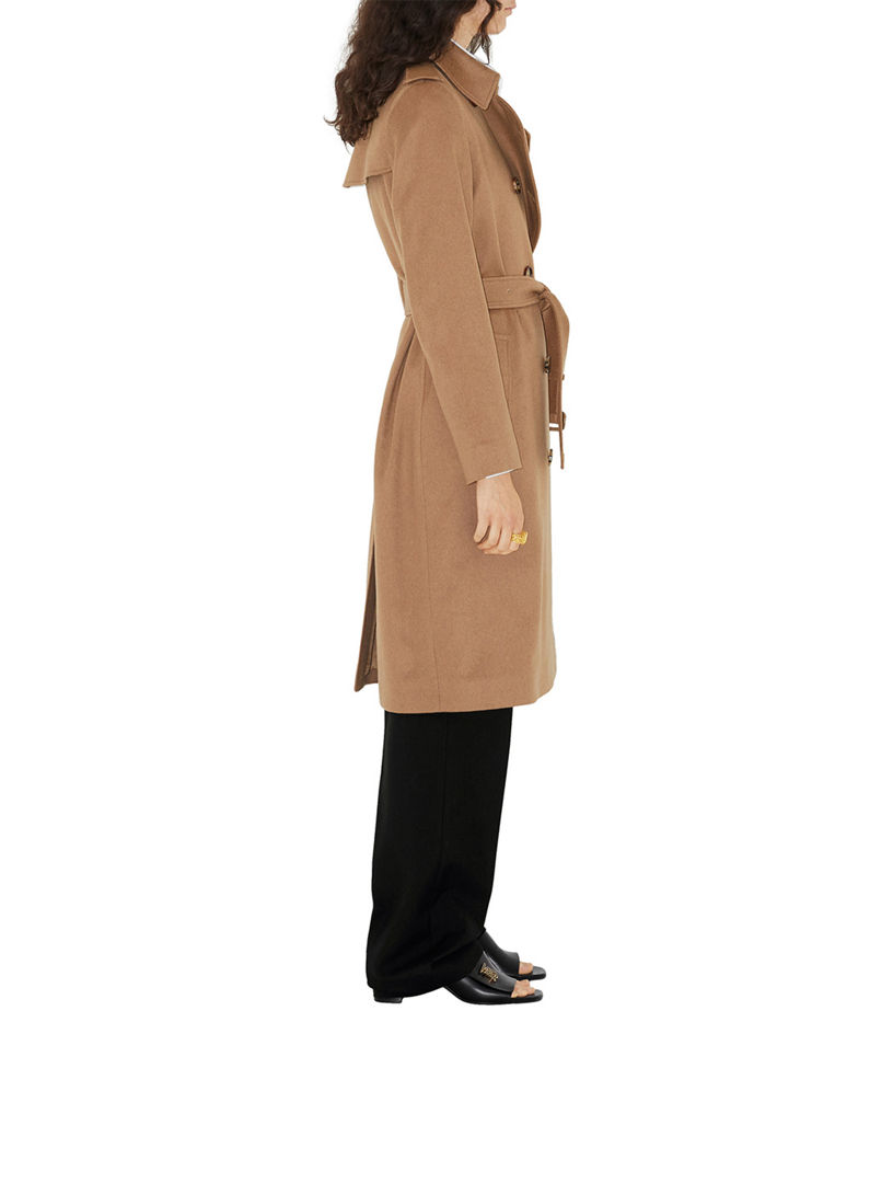 BURBERRY Cashmere Blend Kensington Trench Coat | Holt Renfrew