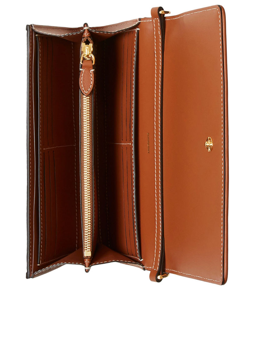 BURBERRY Check Chain Strap Wallet | Holt Renfrew