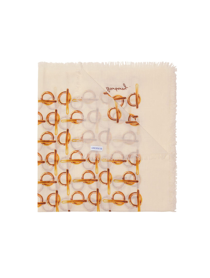B Wool Scarf
