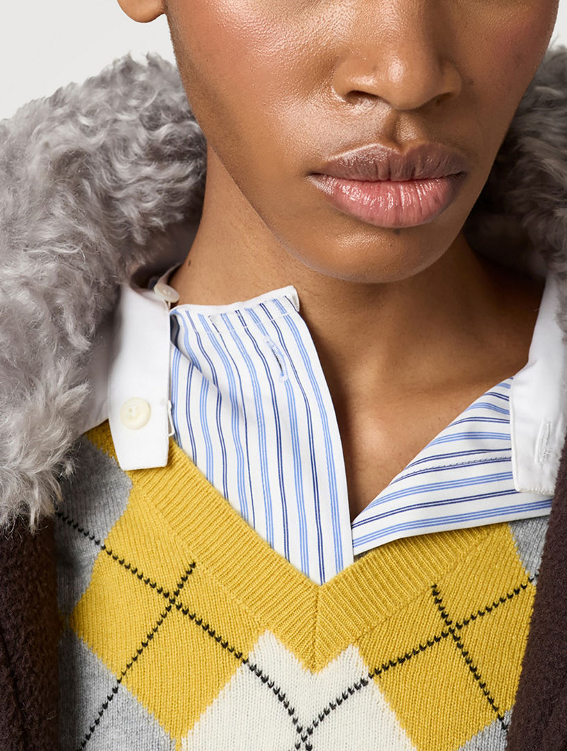 MIU MIU Fleece Down Jacket | Holt Renfrew