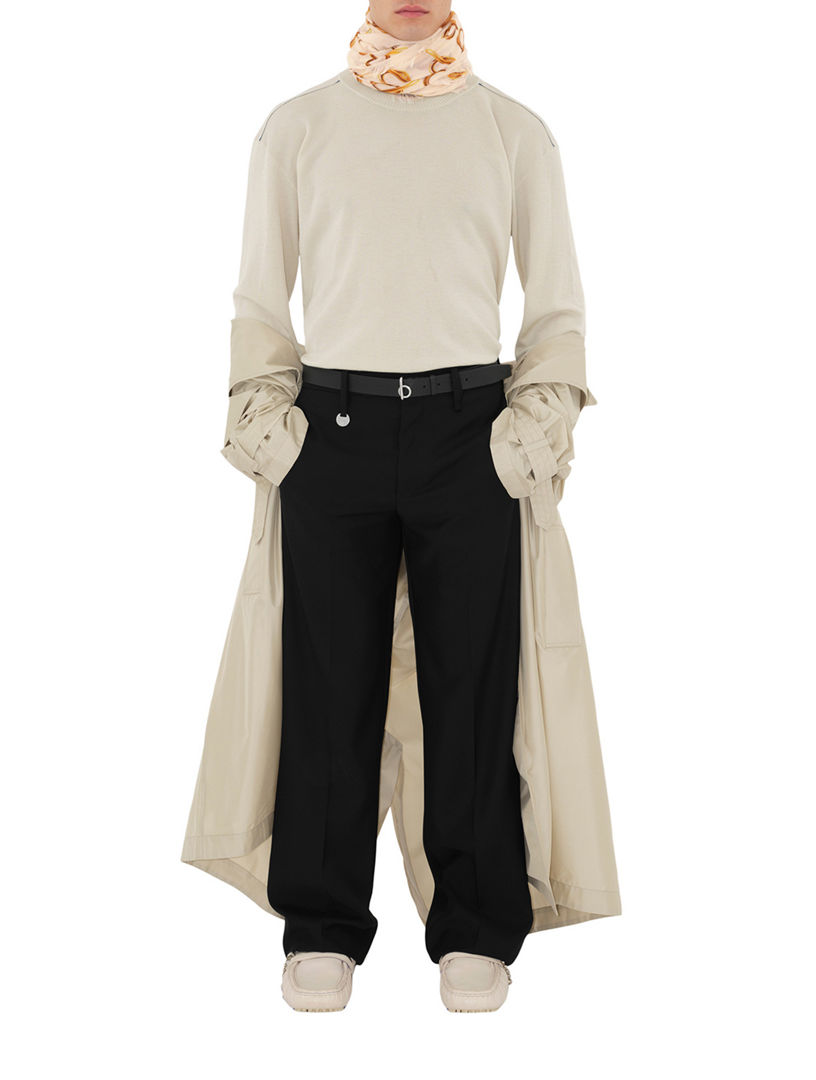 B Wool Scarf