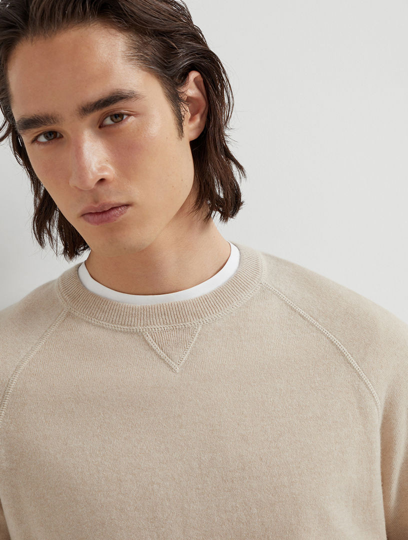 BRUNELLO CUCINELLI アイボリー セーター Mサイズ M~L相当 BRUNELLO CUCINELLI アイボリー セーター Mサイズ M~L相当
