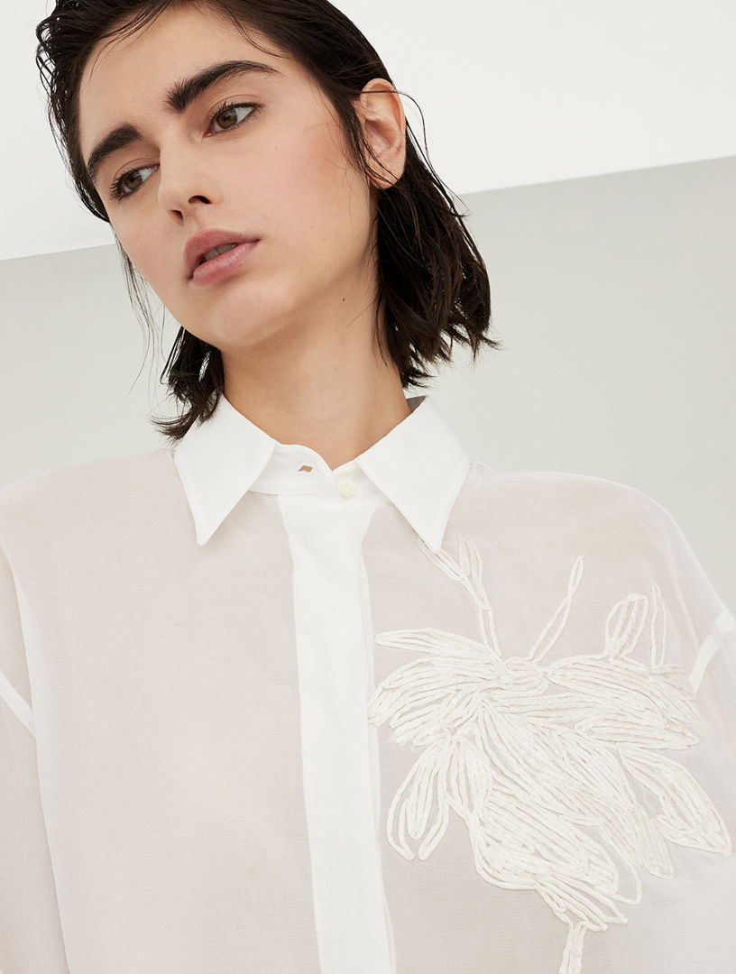 Shirt With Embroidery