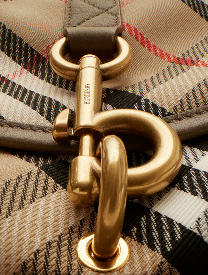 BURBERRY Small B Clip Messenger Bag | Holt Renfrew