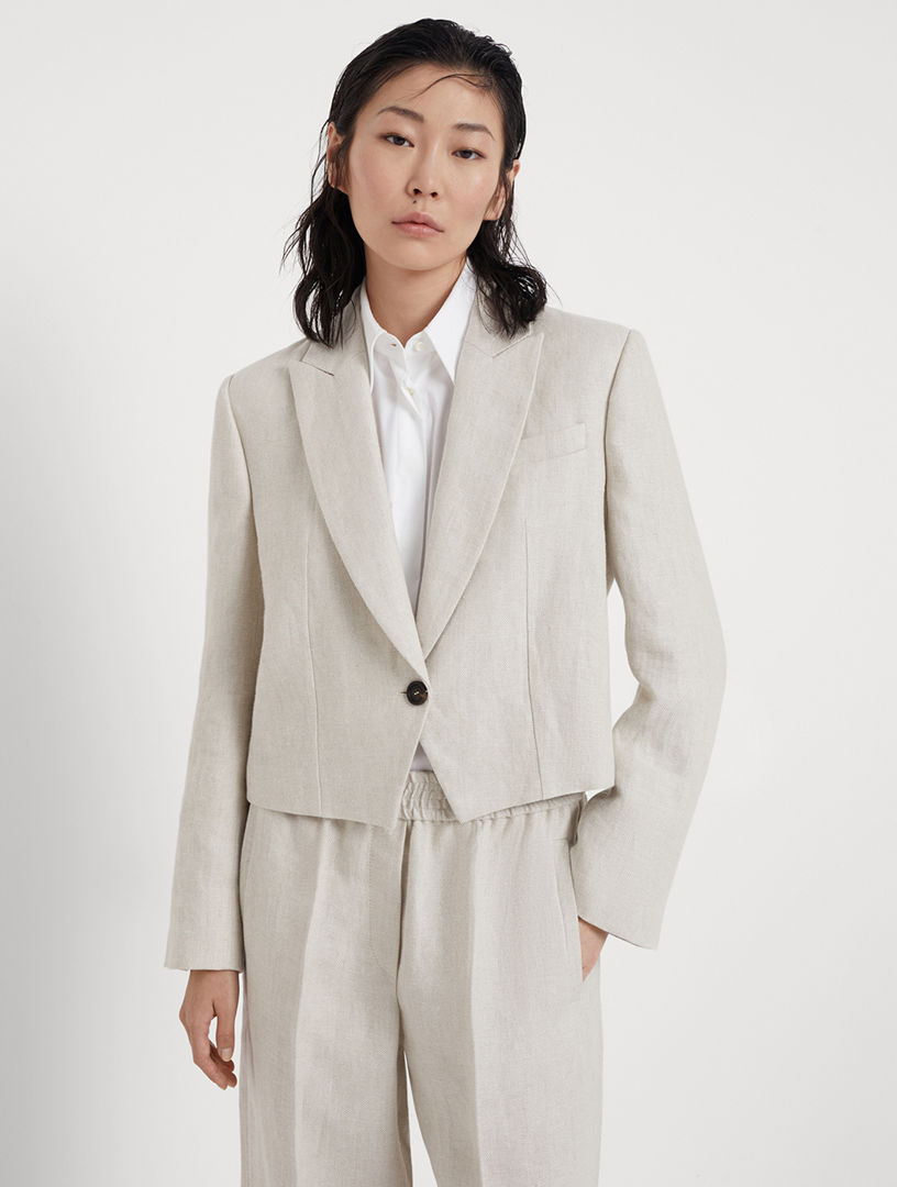 BRUNELLO CUCINELLI Cropped Blazer | Holt Renfrew