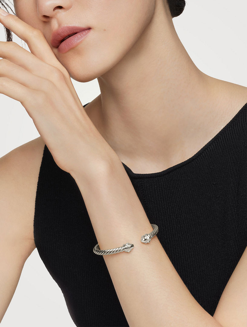 裕*様 Cinema Dollネックレス ブレスレット クロ Ciリング DAVID YURMAN Renaissance® Classic Cable Bracelet In Sterling