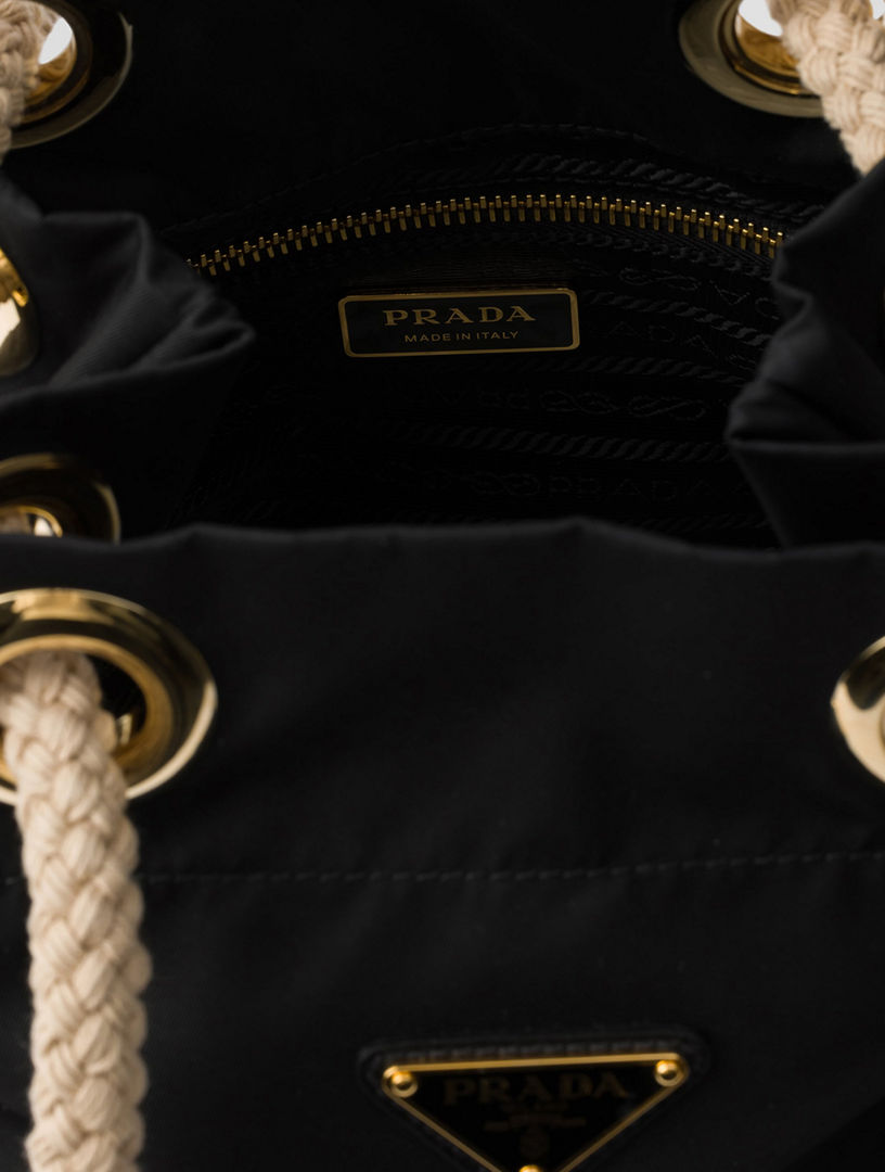 PRADA Prada Mariner Re-nylon Small Bucket Bag | Holt Renfrew