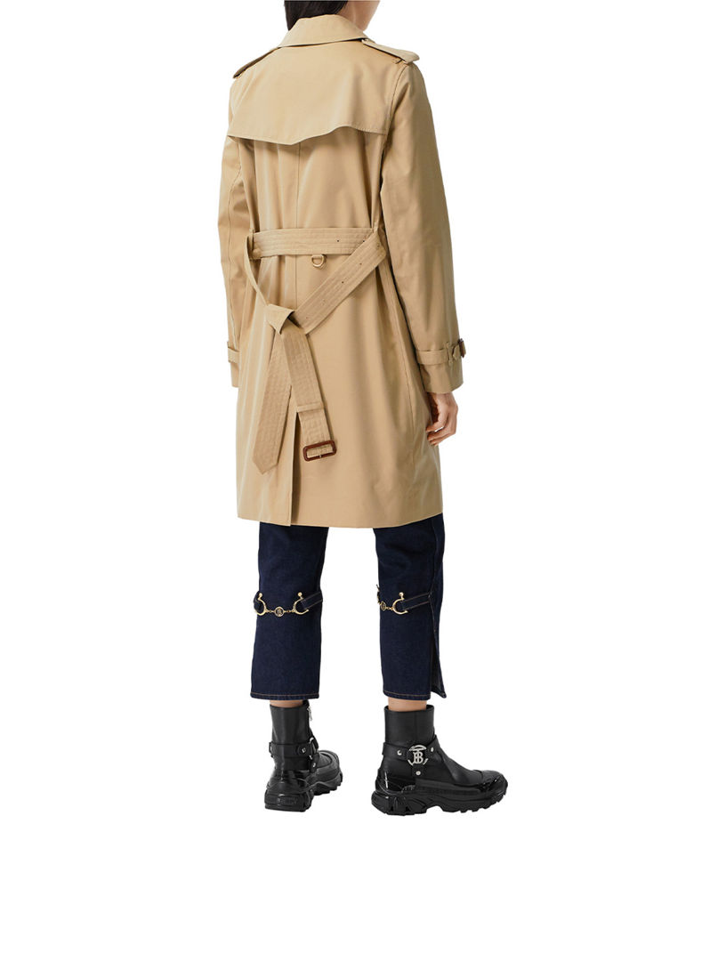 Burberry mid length outlet trench coat