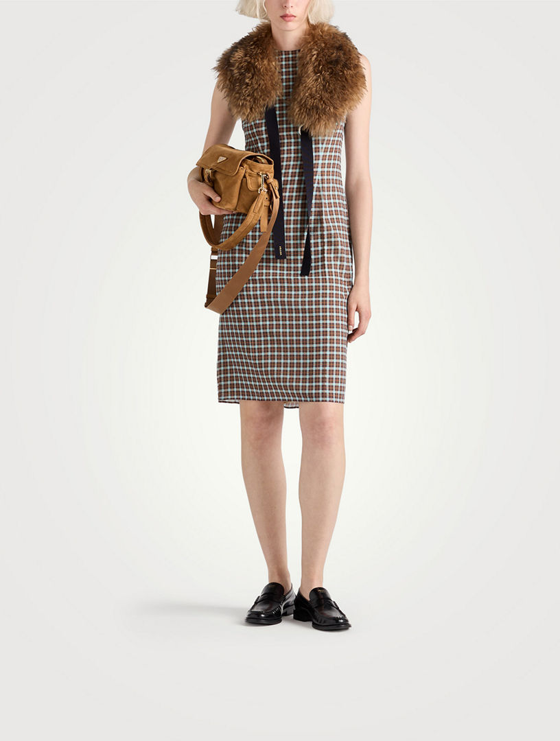 シェリエ sheller flocky check longshirtdress シェリエ sheller flocky check longshirtdress NEW COLLECTION