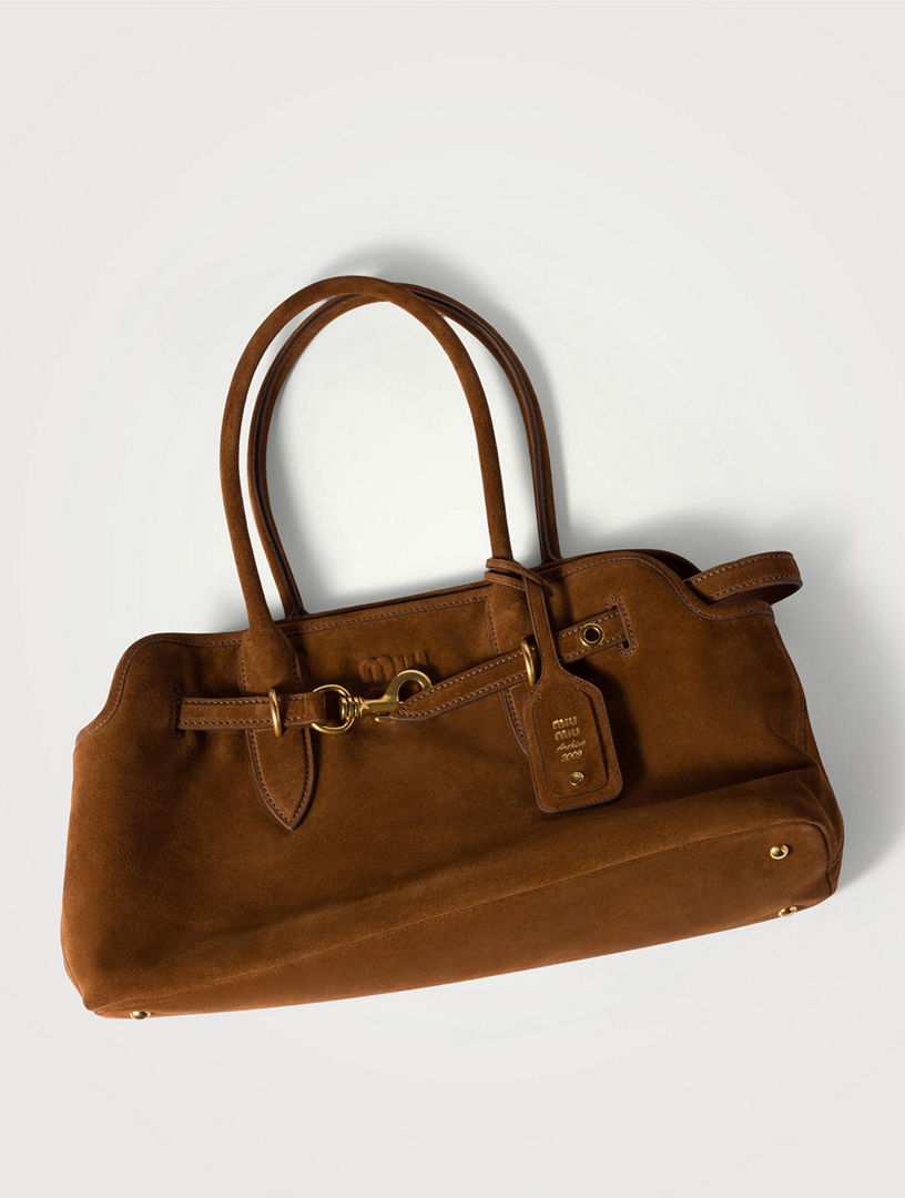 バッグ 90's MIU MIU Bamboo Handle Suede Bag バッグ 90's MIU MIU Bamboo Handle Suede Bag Rare MIU MIU