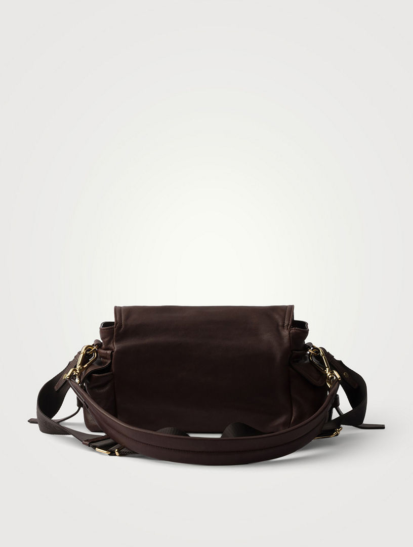 Lether レ*ュ様 PRADA Shoulderbag Canvas 90s