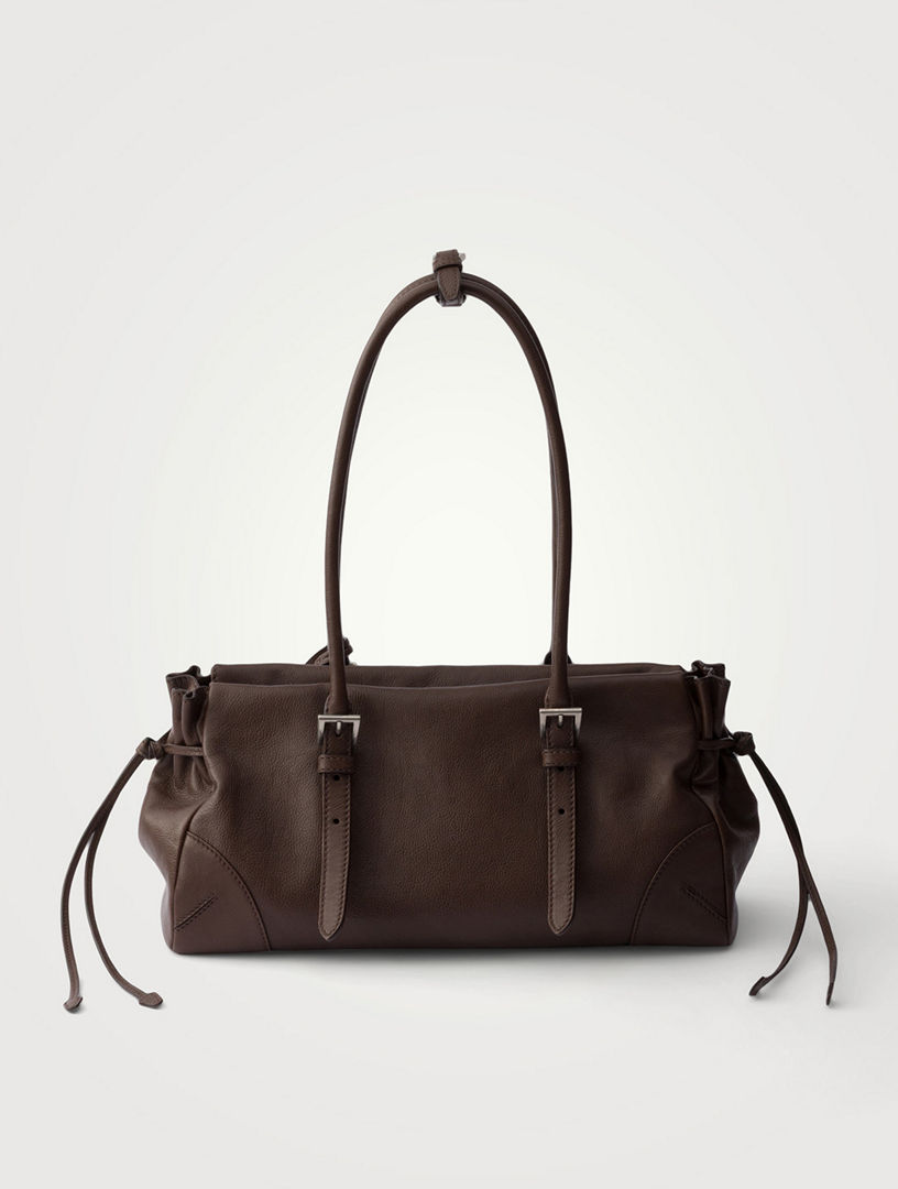PRADA Prada Bonnie Medium Antiqued Leather Tote Bag | Holt Renfrew