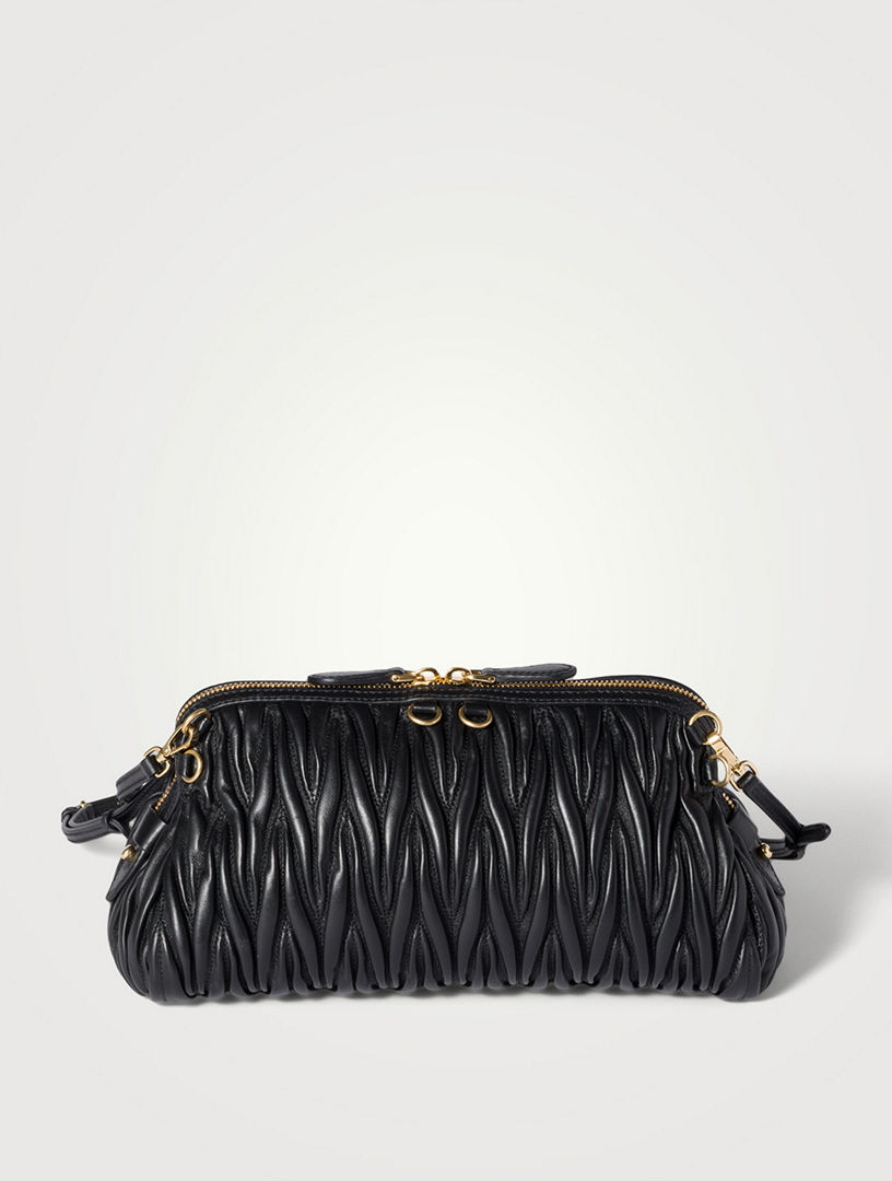 MIU MIU Caprice Matelassé Nappa Leather Clutch | Holt Renfrew