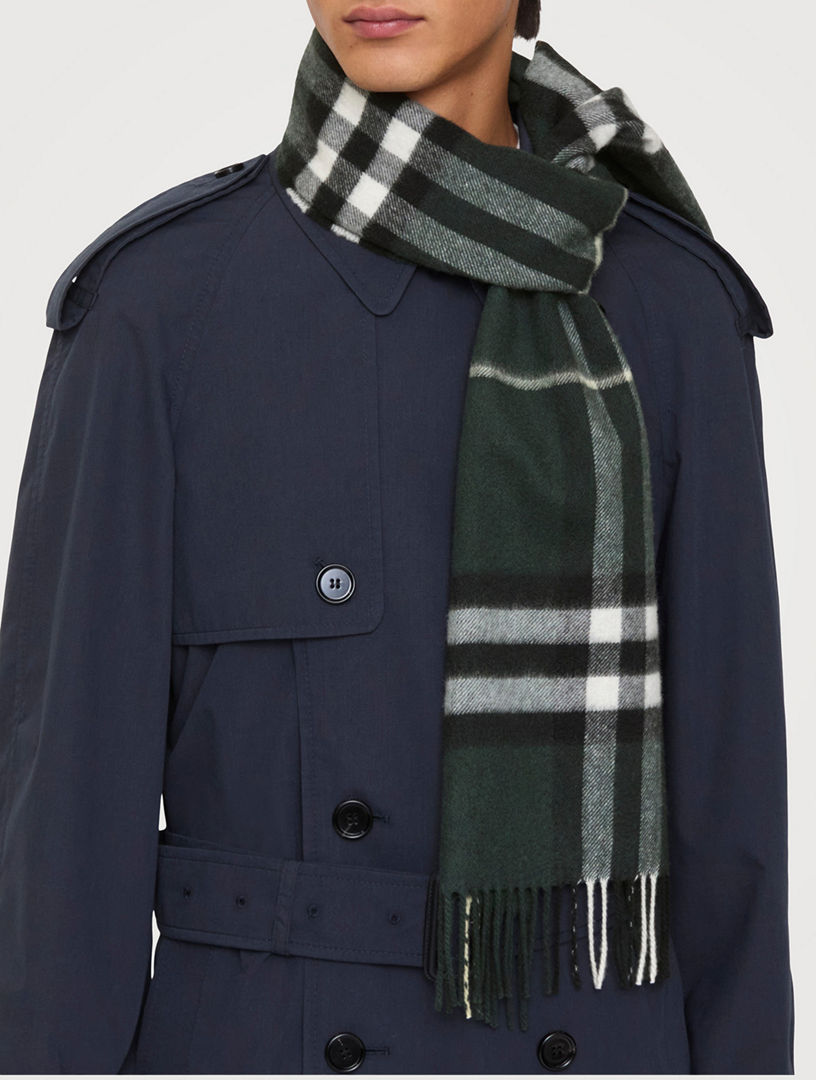 STOLE 【CTHY】WINDOWPANE CHECK CASHMERE