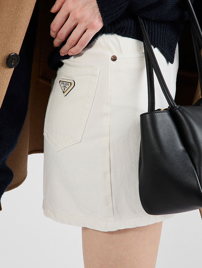 PRADA スカート Prada Re-Nylon プリーツ スカート | ブラック | FARFETCH JP