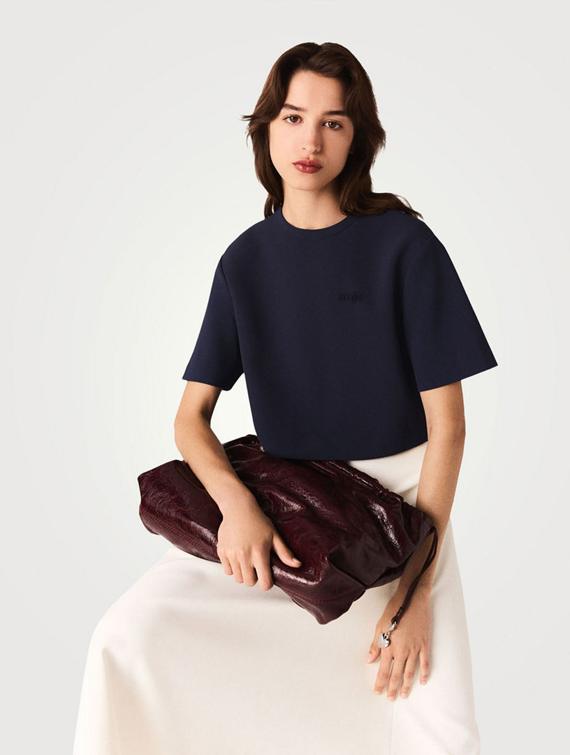 メイ) MAJE Heavy Crepe Short Top | Holt Renfrew