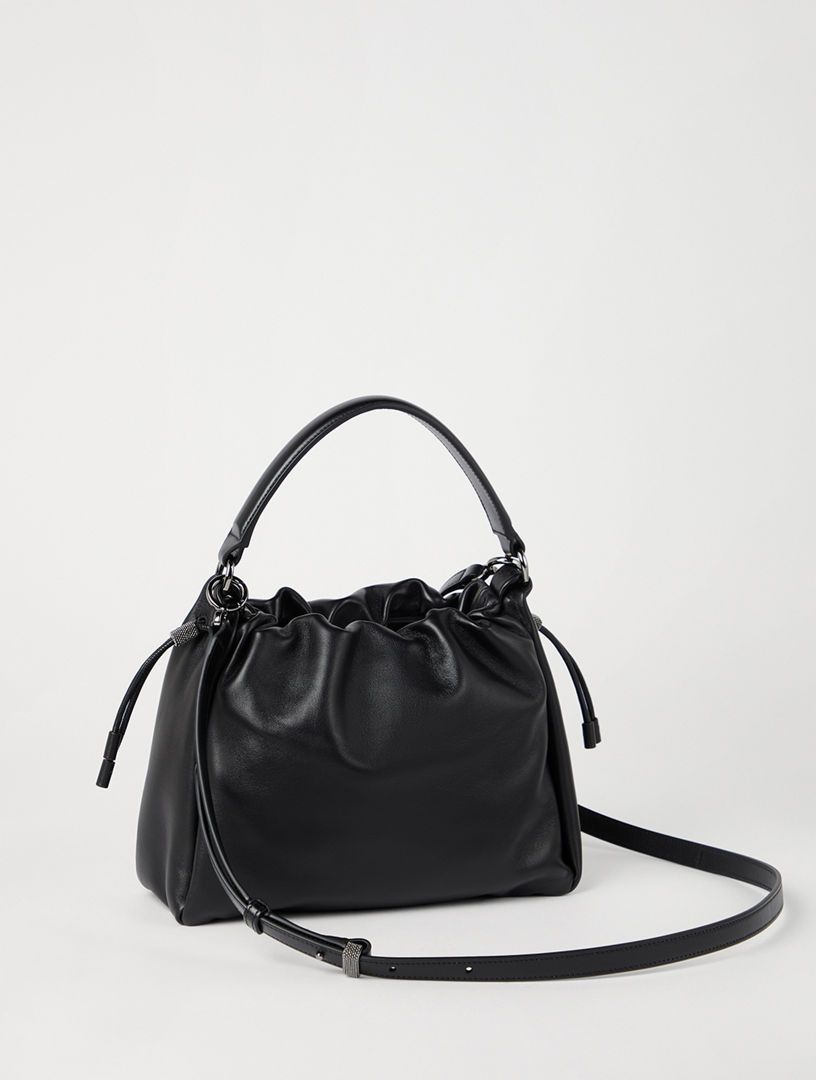 Small Leather Mellow Bag