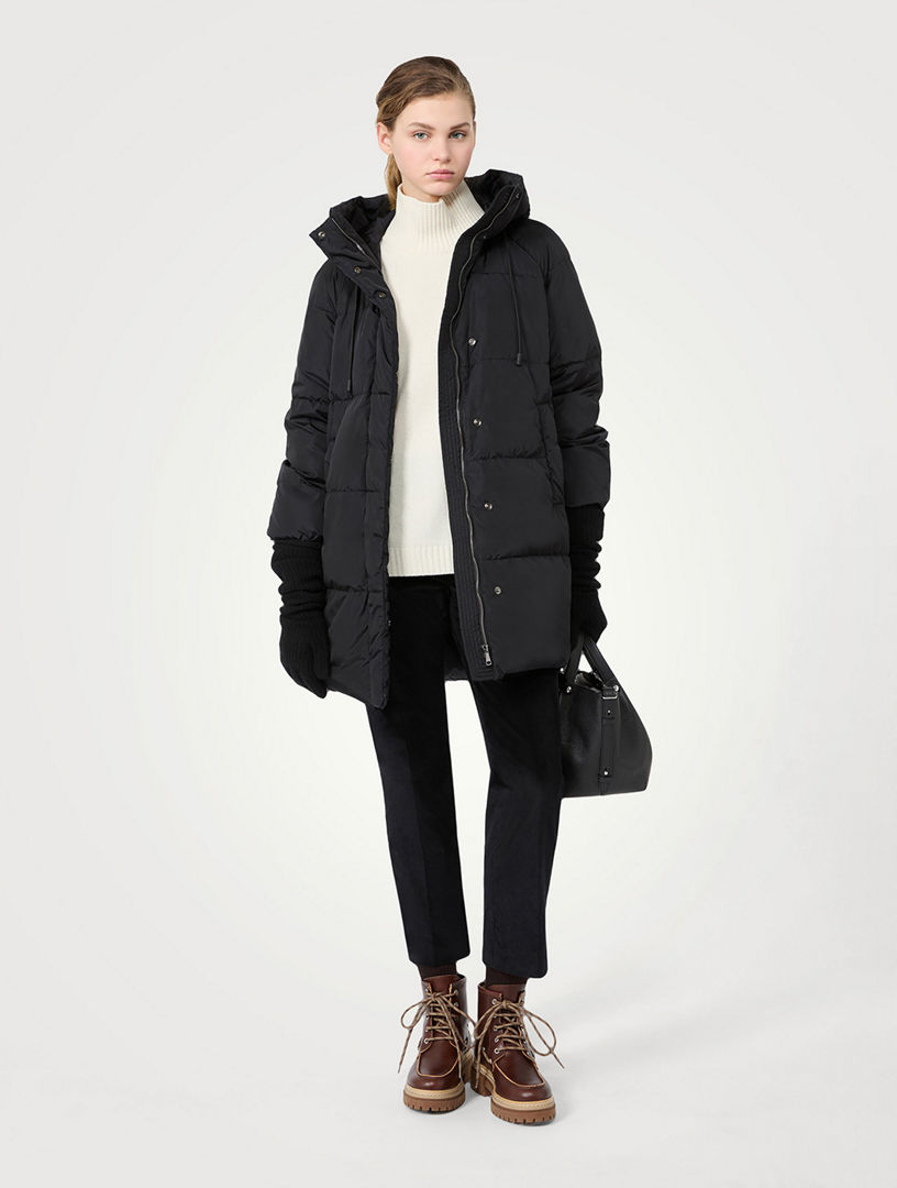 WEEKEND MAX MARA Midi Parka In Water-repellent Taffeta | Holt Renfrew