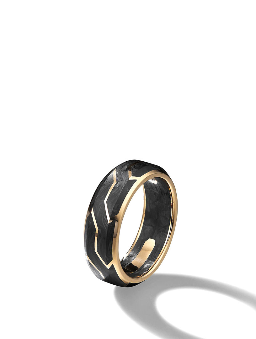 David yurman forged sale carbon ring