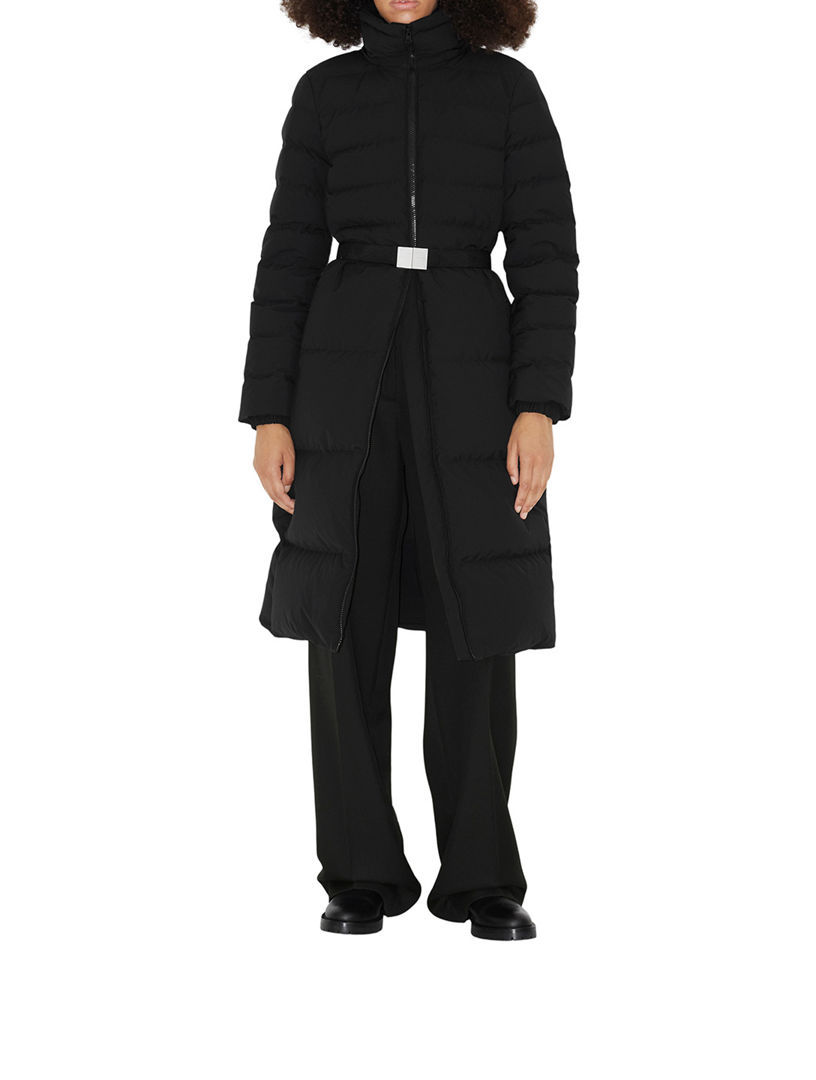 Belted puffer coat best sale