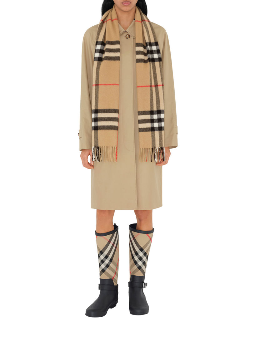 CASHMERE Burberry SCARF スカーフ CHECK
