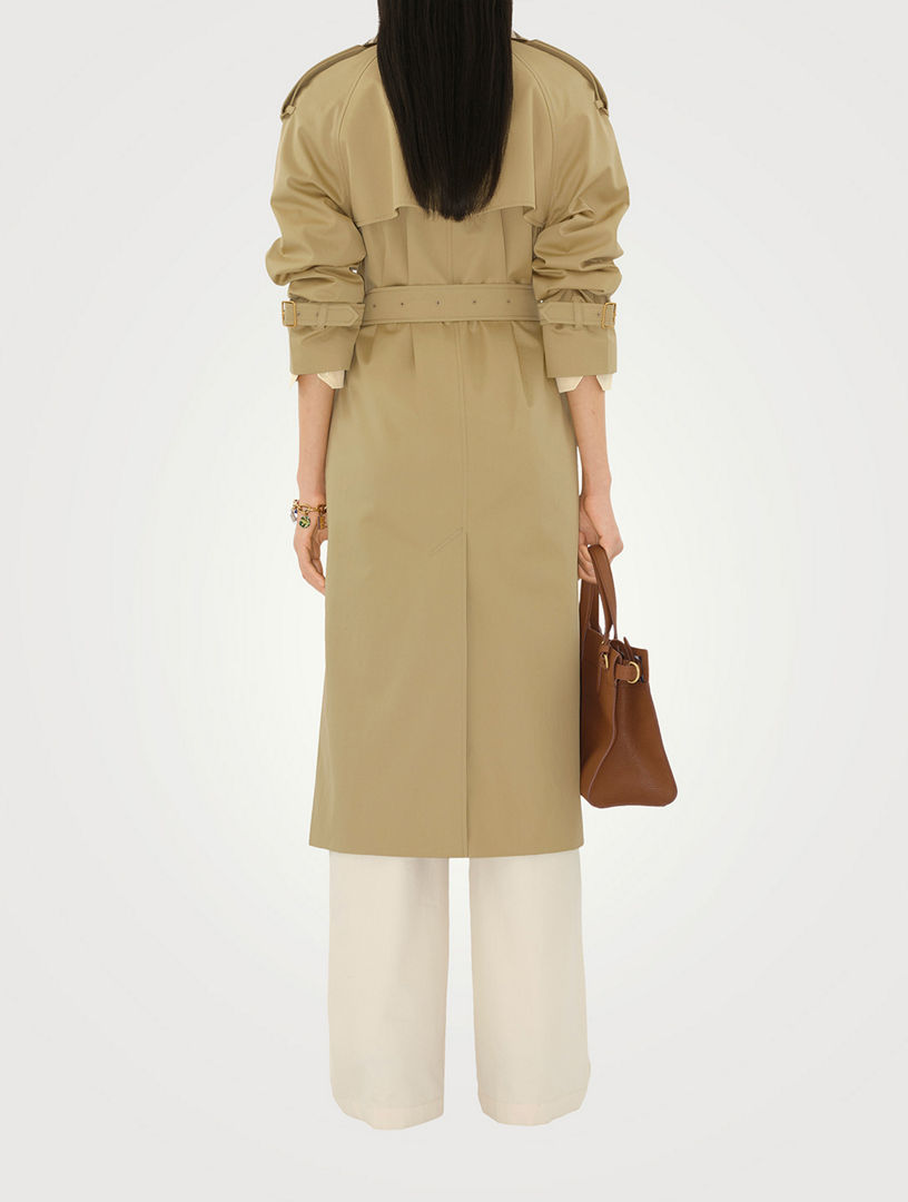 BURBERRY Long Check Collar Castleford Trench Coat | Holt Renfrew