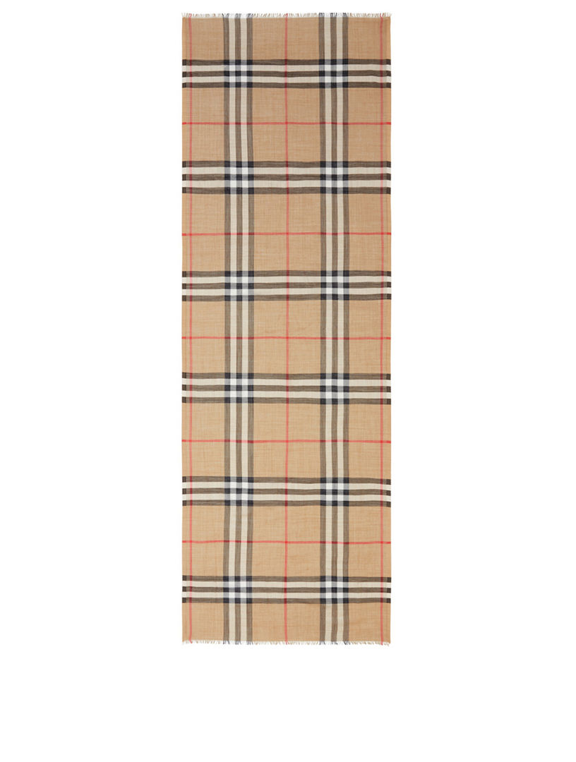 Burberry scarf hot sale lightweight