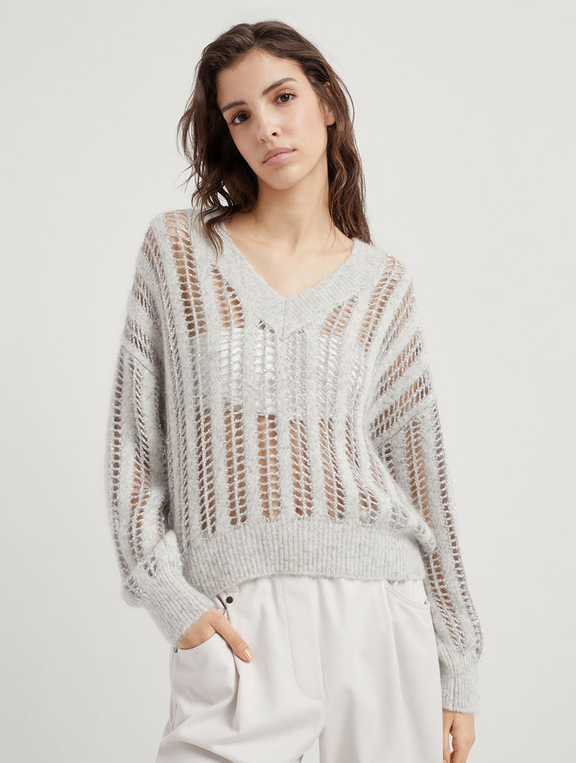 Dazzling Net Sweater