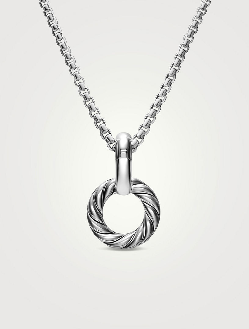DAVID YURMAN Amulet Holder In Sterling Silver, 20.3mm | Holt Renfrew