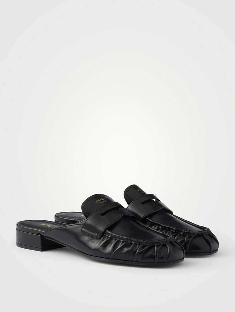 archive PRADA Leather Mulesレザー ミュール パンプス PRADA Leather Mules | Holt Renfrew