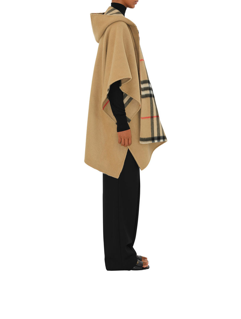 Ekd Cashmere Hooded Cape