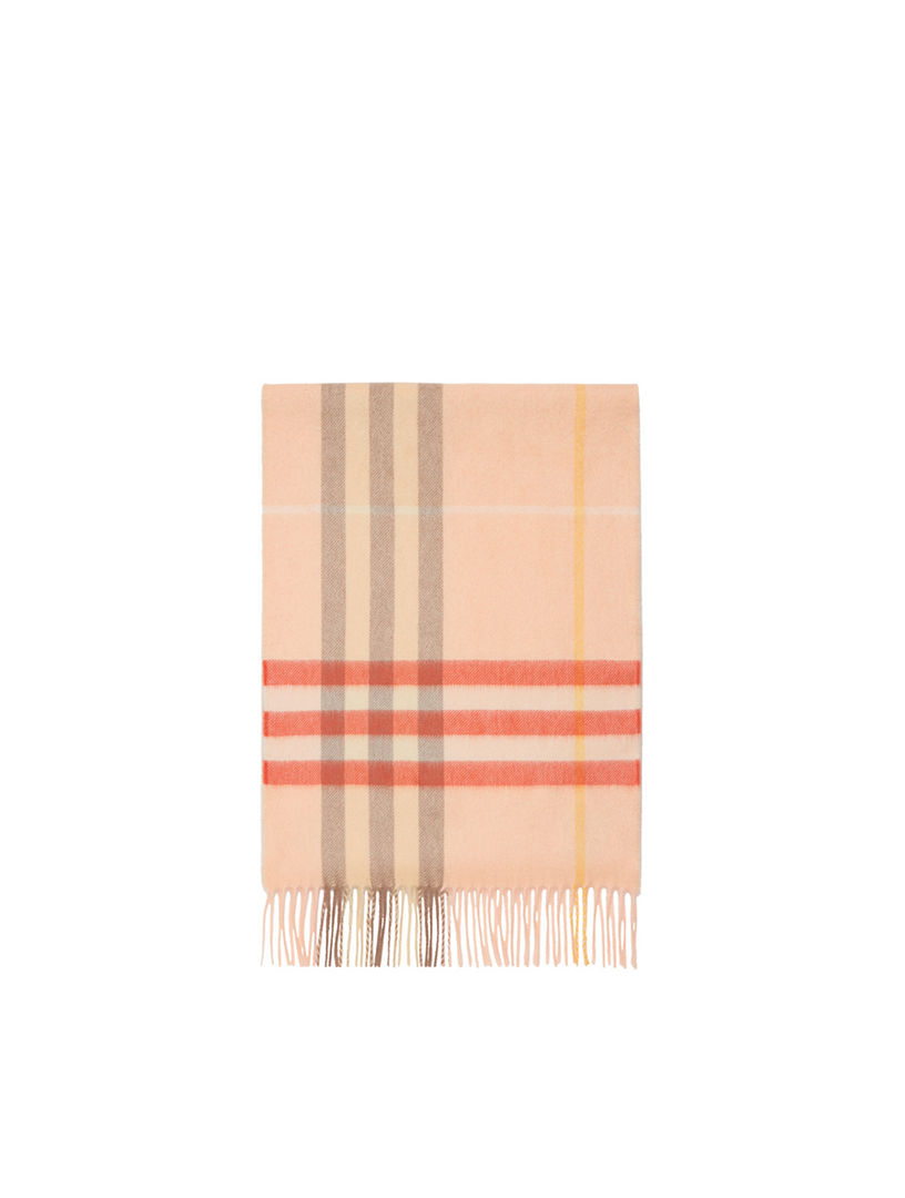 【BURBERRY】CHECK CASHMERE SCARF 98C01700-2EF5-4243-8AAF-
