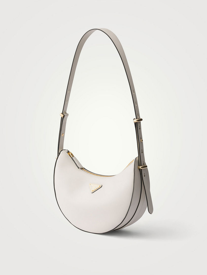PRADA Prada Arqué Small Leather Shoulder Bag | Holt Renfrew