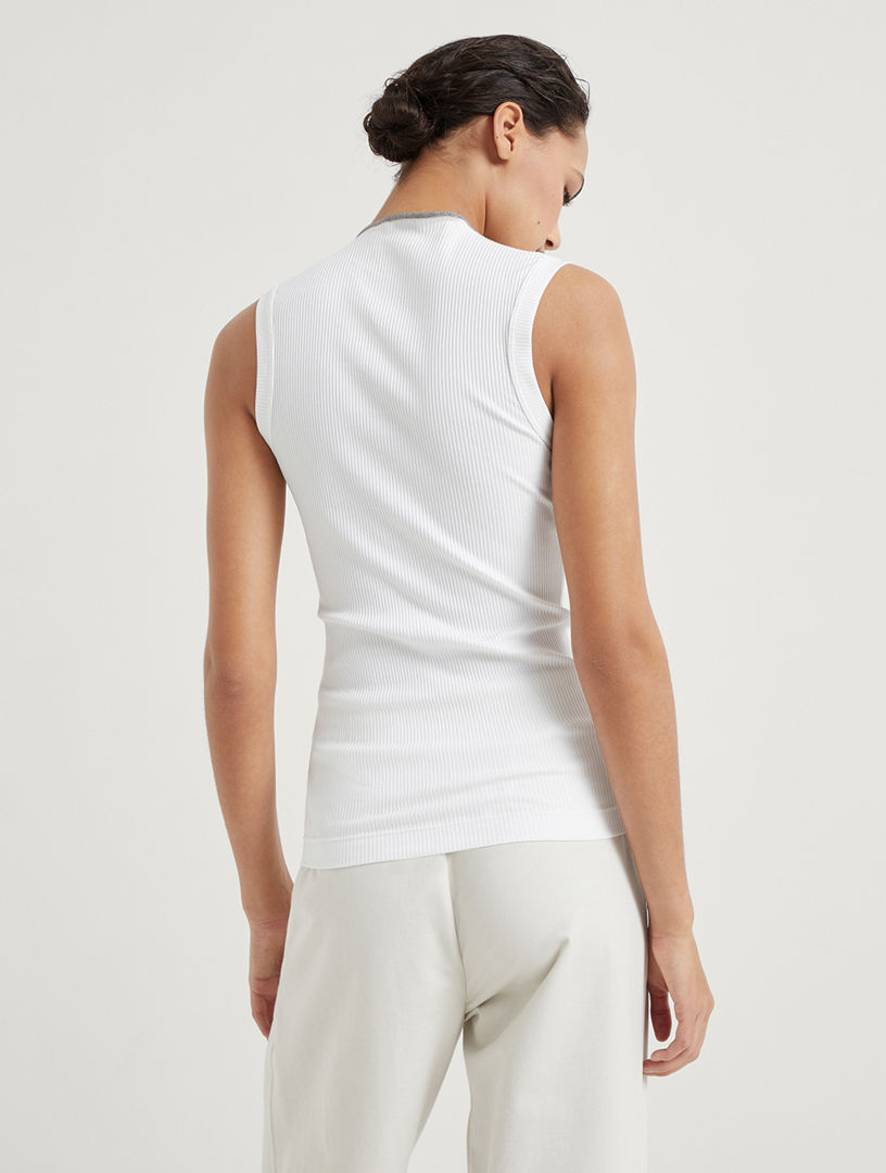 Ribbed Jersey Top