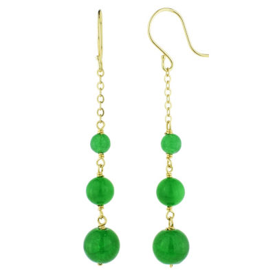 genuine jade earrings